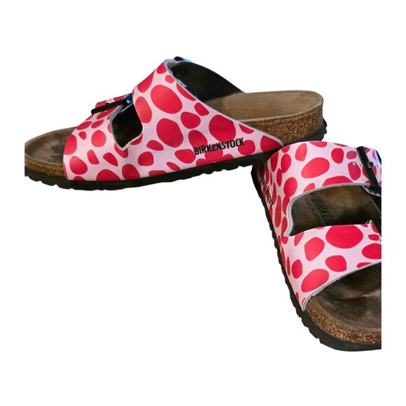 Birkenstock Arizona Two‎ Tone Dots Pink/Red, 38 - Picture 3 of 6